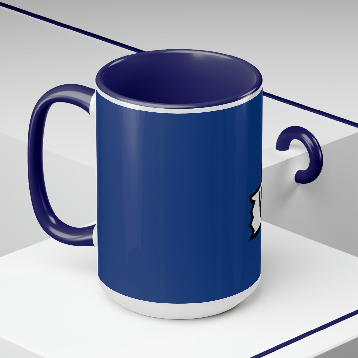 Two-Tone Coffee Mugs, 15oz