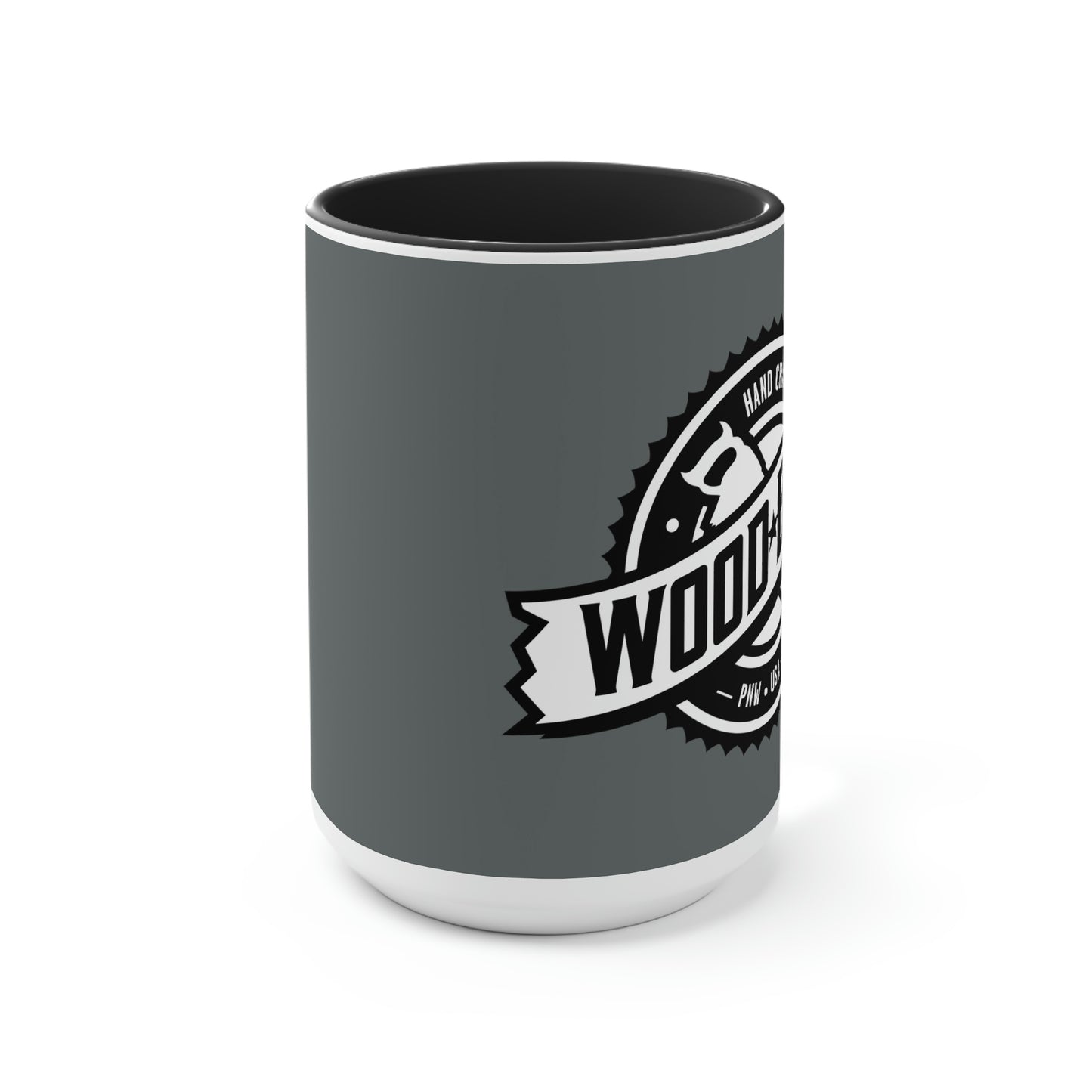 Two-Tone Coffee Mugs, 15oz