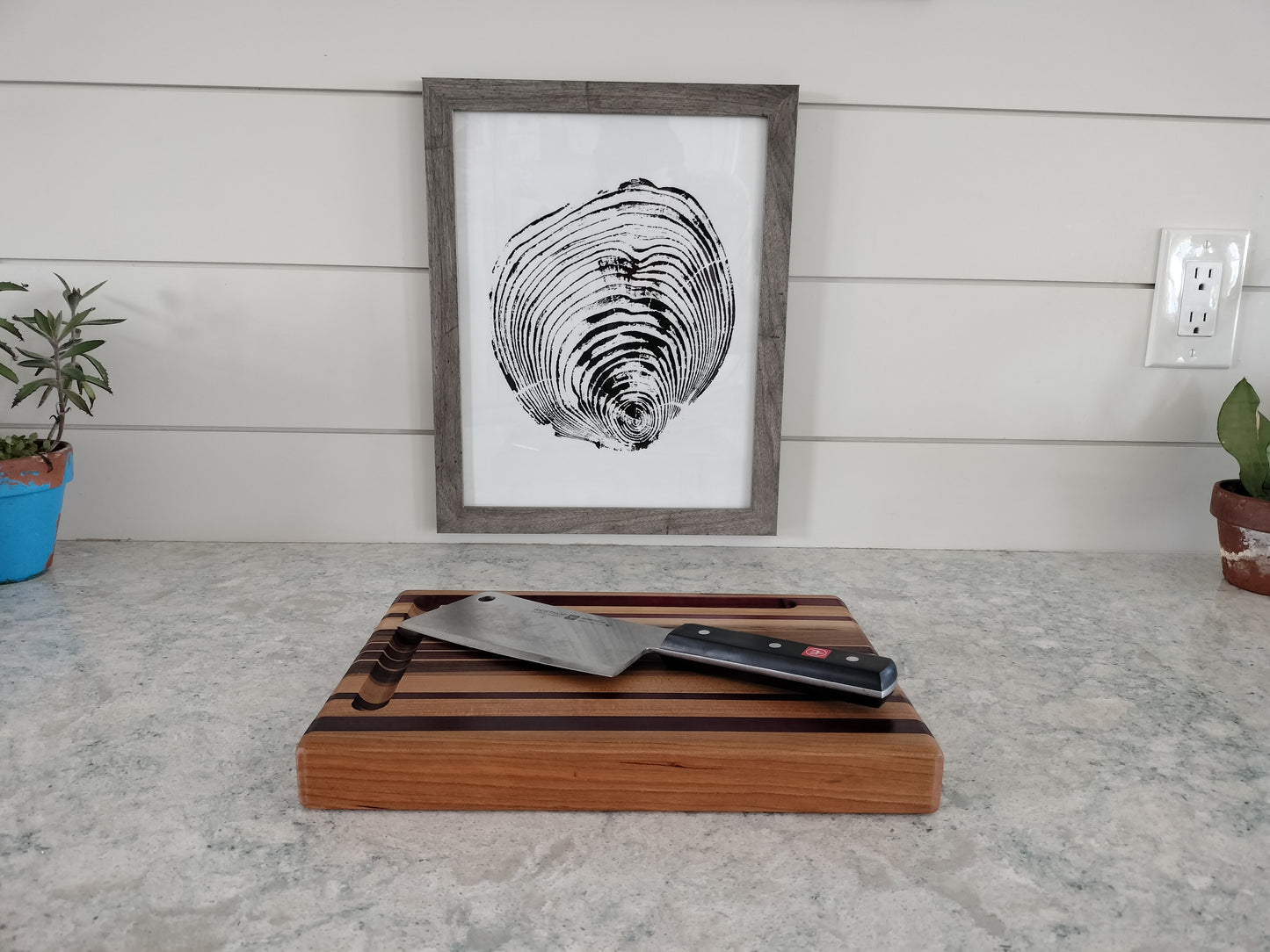 Stripe 02 Cutting Board and Serving Platter