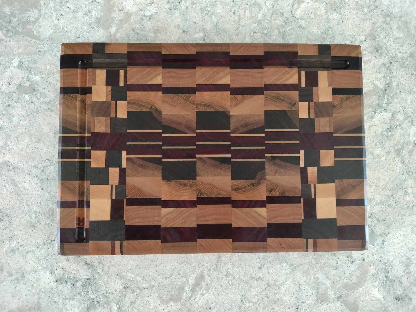 Mosaic EndGrain 01 Cutting Board and Serving Platter