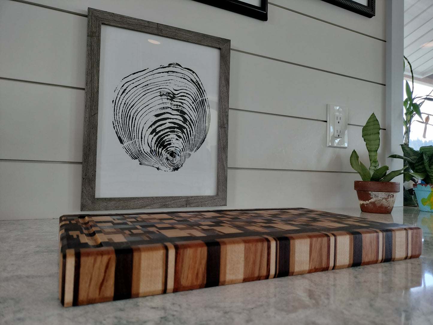 Mosaic EndGrain 02 Cutting Board and Serving Platter