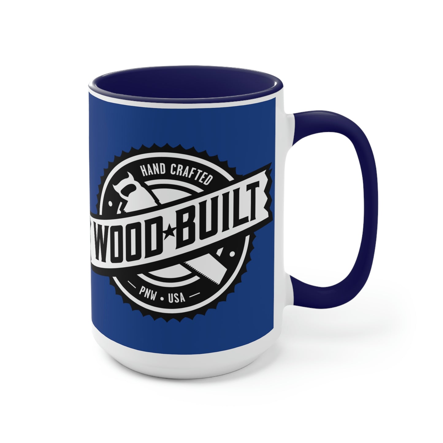 Two-Tone Coffee Mugs, 15oz